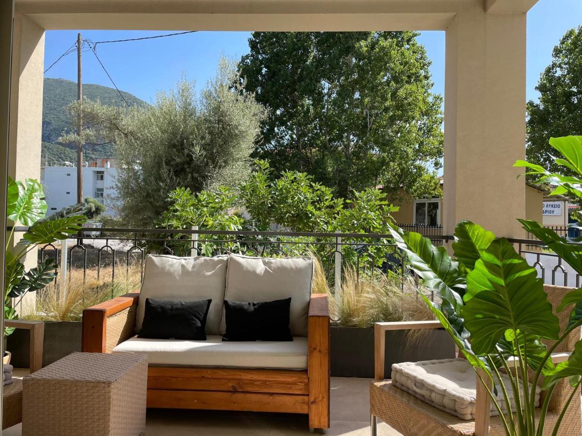 Kl Suites Lefkada - Feel At Home New Boho Apartment 400M From Beach Nidri Town Center 외부 사진
